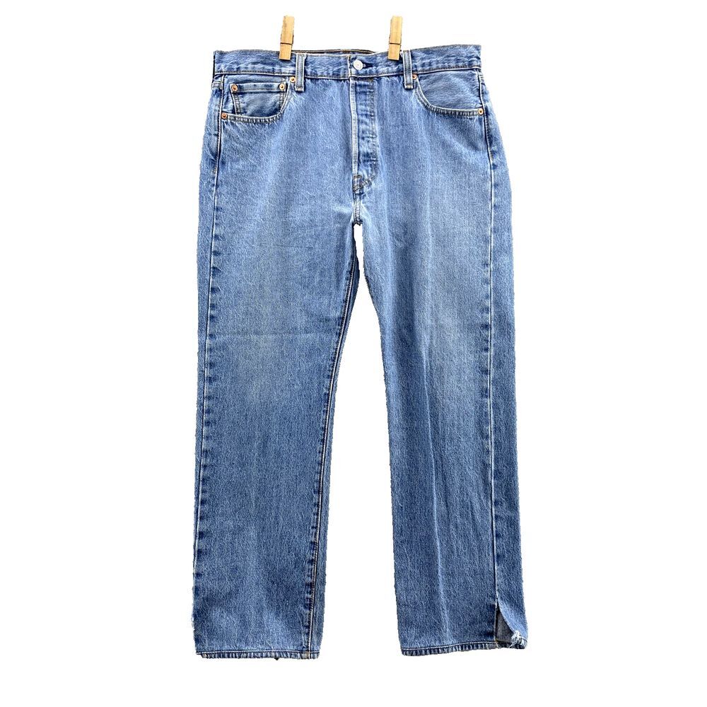 Levis 501 XX Jeans Men 34x28* Whisker Straight Button Fly 90s Streetwear Classic